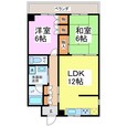 ヴィラ松下の間取図