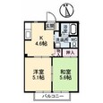 シャーメゾンMIHOの間取図