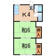 東浜ハイツの間取図