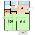 ニューセンチュリーBの間取図