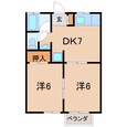 ワットハウスの間取図