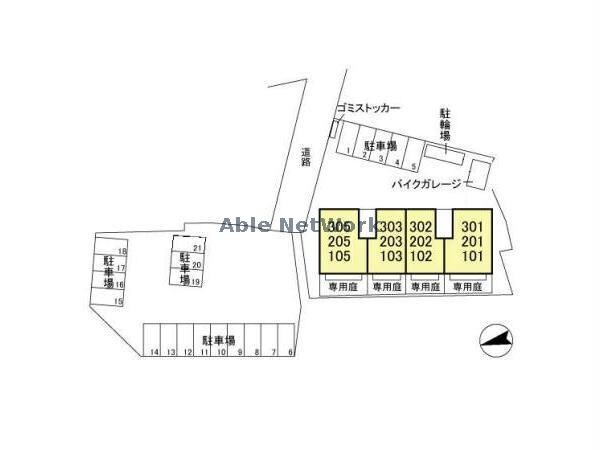 物件外観写真13　(平面図)