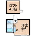 相鉄本線 星川駅 2階建 築1年の間取図