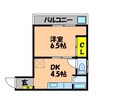市川コーポの間取図