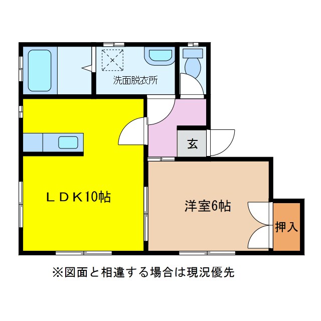 ウイングヒルズの間取り図