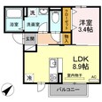 カメリア　メゾンの間取図