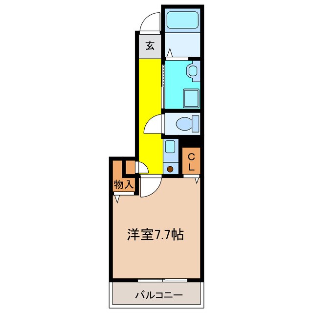 フィオーレ橘の間取り図