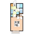コーポサンリッチⅢの間取図