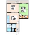 井原マンションの間取図