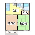 高島ハイツの間取図