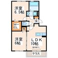 カーサ　フェリーチェの間取図