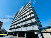 熊本市営バス 小峯 9階建 築33年の外観写真