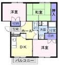 ニューエルディムゆうＤの間取図