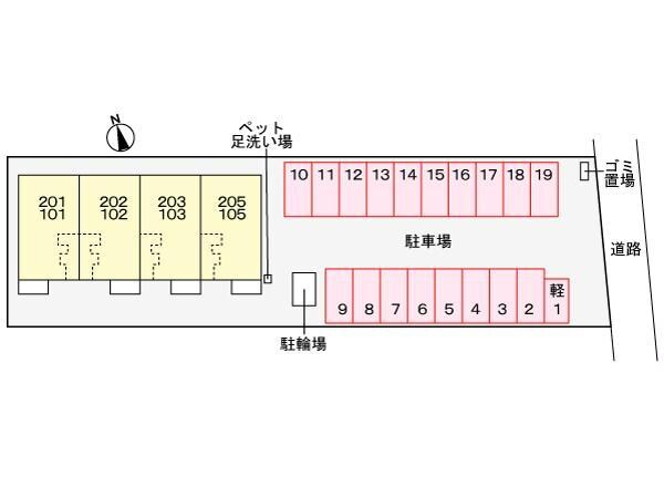 駐車場(駐車場配置図)