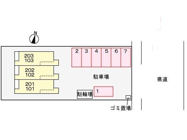 駐車場(駐車場配置図)