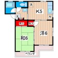 大成ハイツの間取図