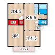 コーポ恵山の間取図