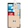 １ＤＫペーシェの間取図