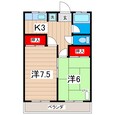 池の川マンションの間取図