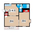 ドミールBの間取図