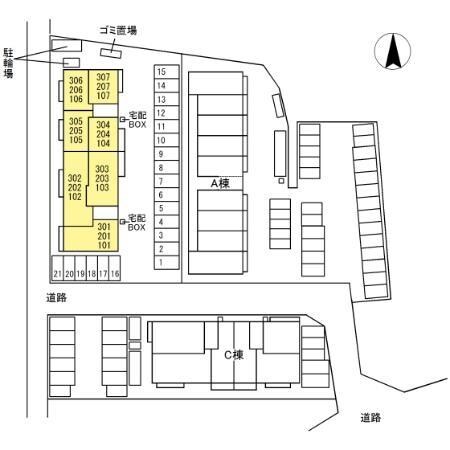 物件外観写真2　(配置図)