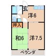 ぐりーんふらっつの間取図