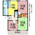 サンハイムみどりの間取図