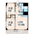 上村ハイツⅢの間取図