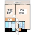 サンデンハイツ新町の間取図