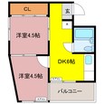 ニューライフ佐賀Ⅱの間取図