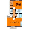 常磐線（東北地方） 相馬駅 2階建 築25年の間取図