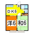 常磐線（東北地方） 相馬駅 2階建 築36年の間取図