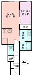 リゾナーレ上近江B棟の間取図