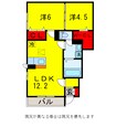 内房線 五井駅 2階建 築14年の間取図