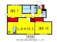内房線 八幡宿駅 2階建 築9年の間取図
