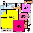 メゾン筑波嶺（熊谷市銀座）の間取図