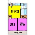 アーバンひかり（熊谷市別府）の間取図