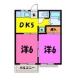 コーポエーデルワイス（深谷市東方町）の間取図
