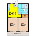 妻沼ハイツ第二（熊谷市妻沼）の間取図