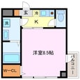 名鉄犬山線 西春駅 5階建 築17年の間取図
