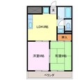 マンションメトロの間取図
