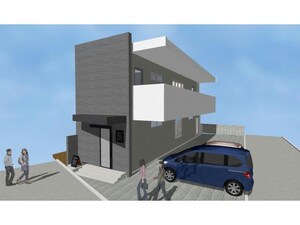 沖縄市中の町　店舗新築外観写真