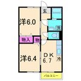 ファミール旭ヶ丘Ⅱの間取図