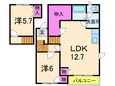 パルテールDの間取図