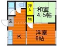 清水コーポ　Ａ棟の間取図