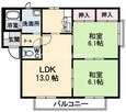 CHEZ-MOI　A棟の間取図