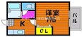 シャイン１１７の間取図