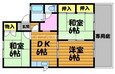 ドミール山田Ｂ棟の間取図