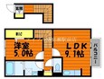D-room平田の間取図