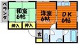 ジョイフル西中の間取図